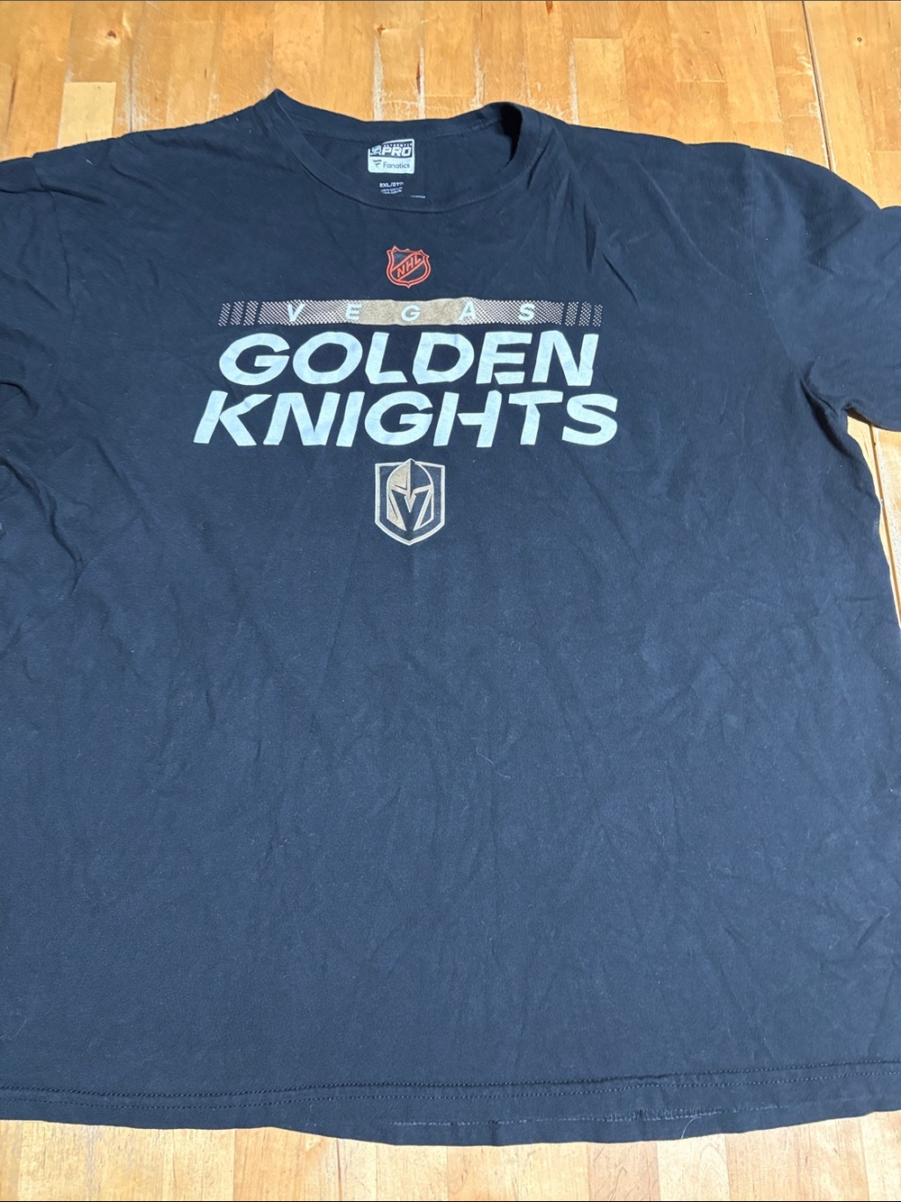 Fanatics Vegas Golden Knights Black NHL Tee